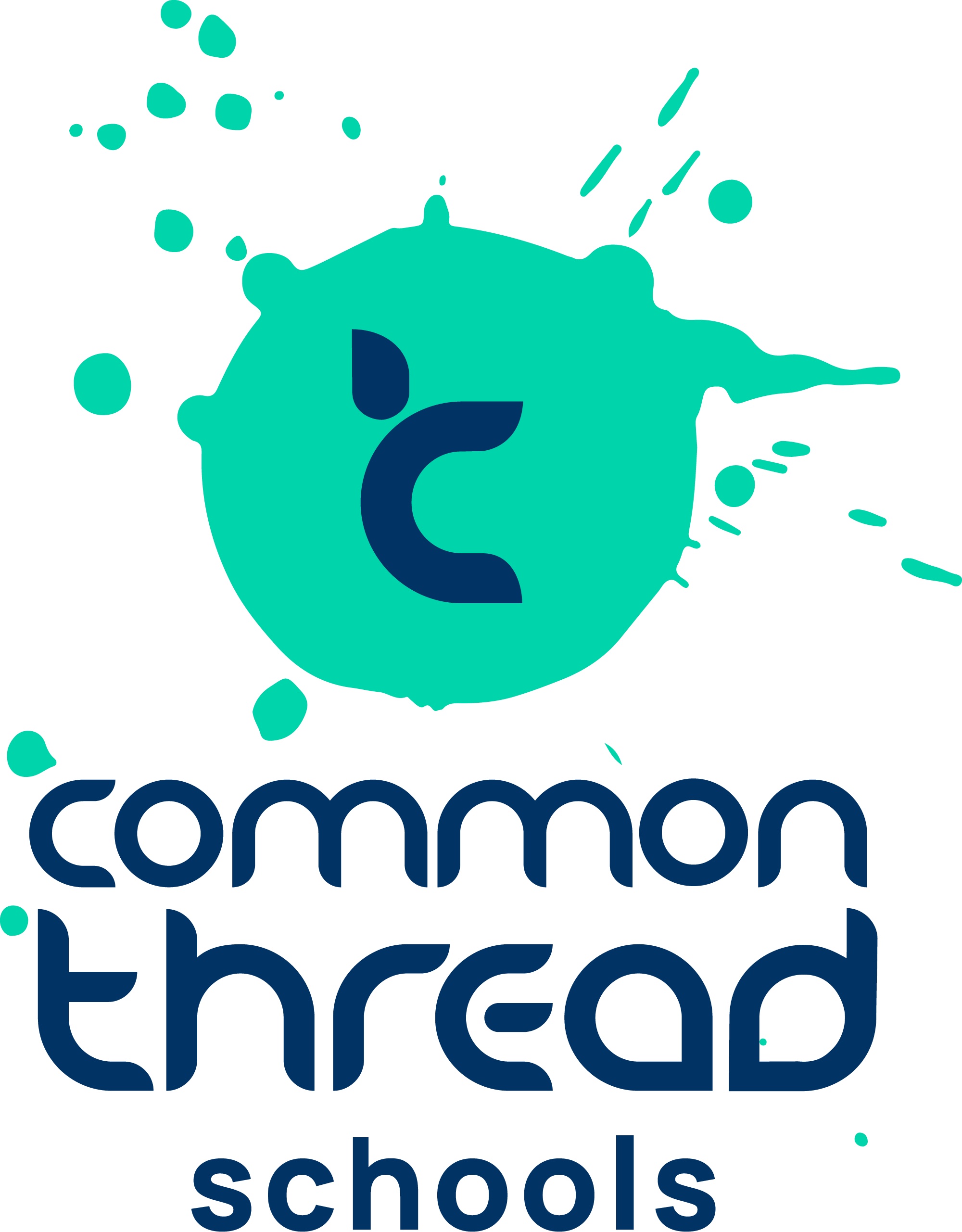 Common Thread Schools logo colour dark text copy