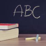 abc alphabet blackboard 265076